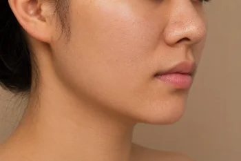 Open Comedones (Blackheads) on Facial Skin Close-Up