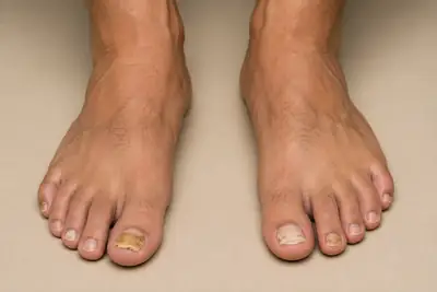 Feet with Fungal Nail Infection