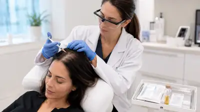 PRP Hair Loss Treatment Procedure with Platelet Rich Plasma Injection