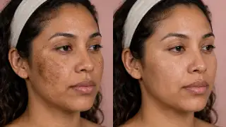 Melasma Laser Treatment Results Before And After Patient Face Photo