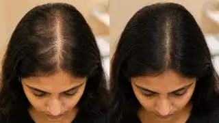Female Hair Loss Treatment Before and After PRP Therapy Results