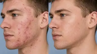 Severe Acne Recovery and Skin Treatment Before and After Photo